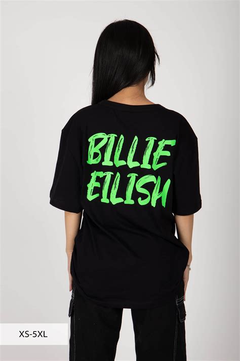 billie eilish official t shirt|billie eilish oversized t shirt.